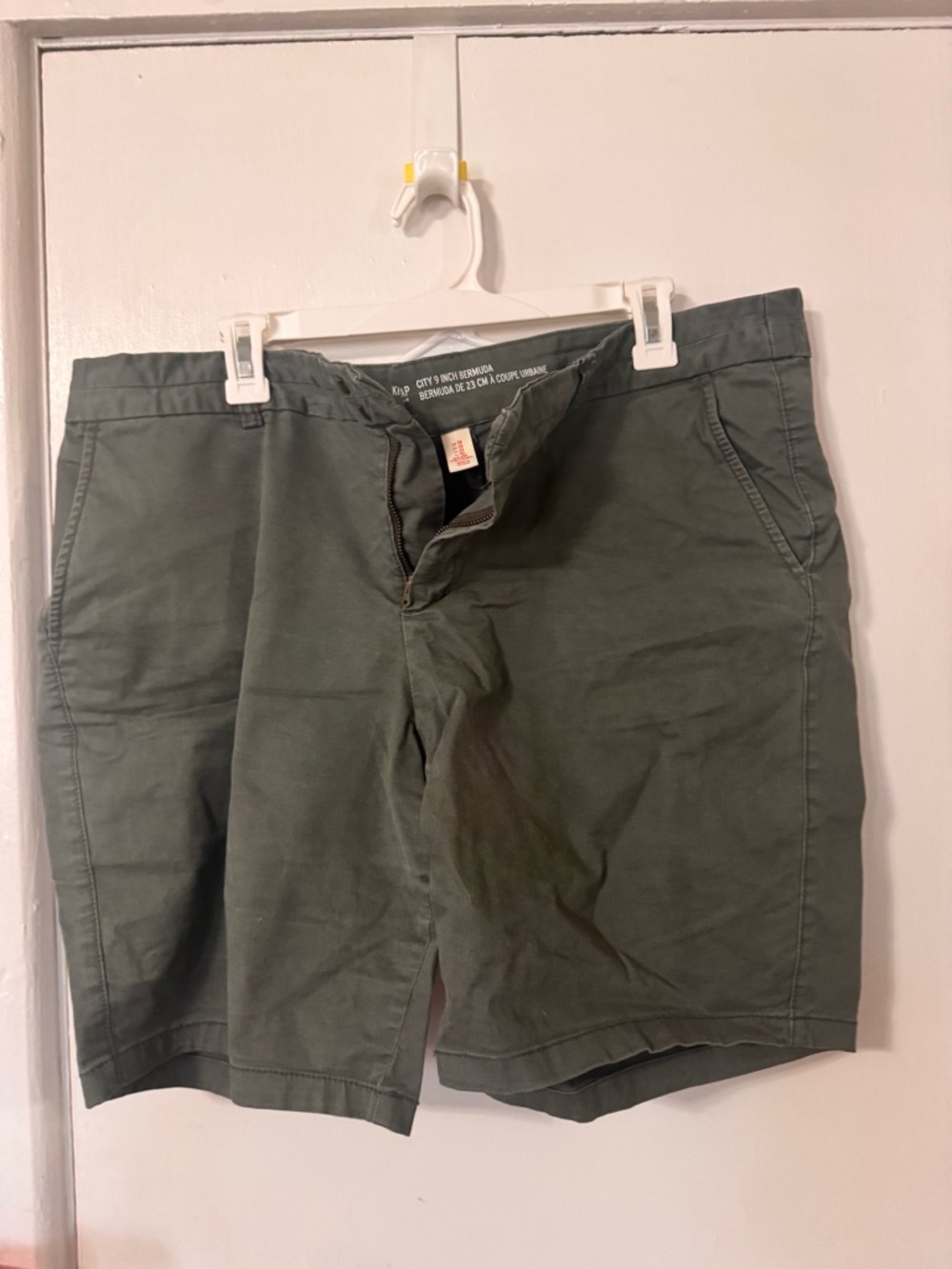 Old Navy Olive Green Women's Bermuda Shorts
